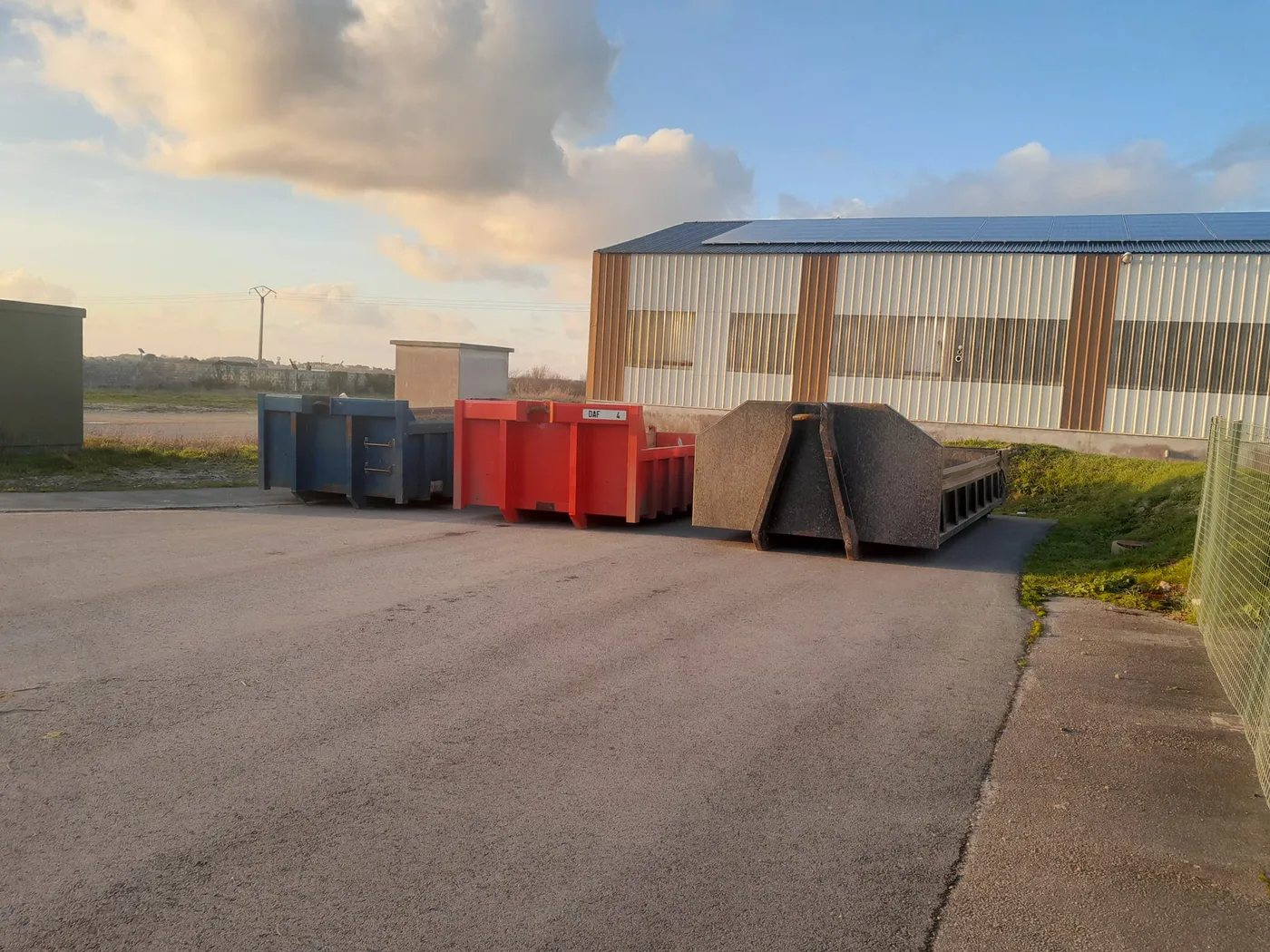 Benne TP réparée et renforcée en Hardox