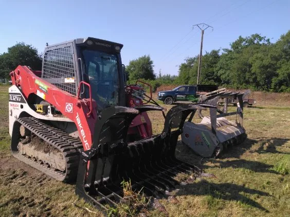 Godet forestier RootGrip HD pour dessouchage