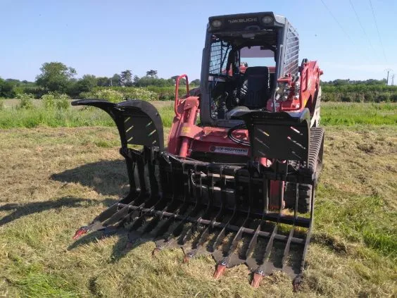Godet de débouchage RootGrip HD en acier Hardox