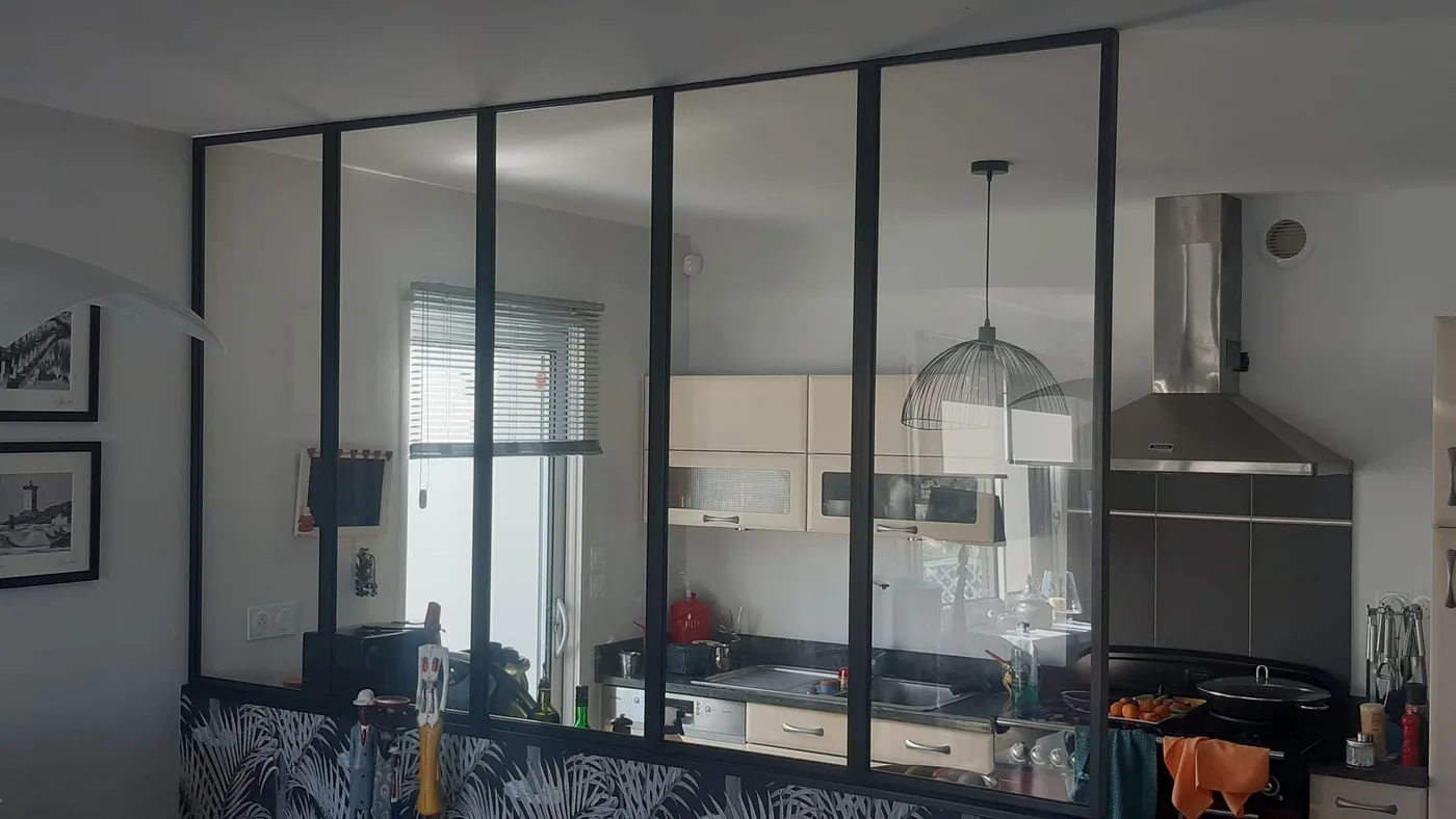 Verrière de cuisine sur mesure FarmForst